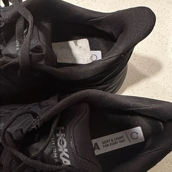 Hoka Black Athletic Running Shoes - Picture 3 of 5